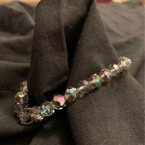 Vintage crystal stretch bracelet